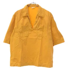 DRIES VAN NOTEN ドリスヴァンノッテン Vネックプルオーバー ショートスリーブシャツ  イエロー 50のサムネイル