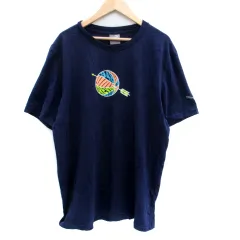 プーマ PUMA Tシャツ カットソー 半袖 ラウンドネック プリント XXL 大きいサイズ 紺 ネイビー /SM28