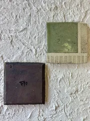 丹波焼　源右衛門窯　COASTER(幾何学)