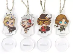 【中古】雑貨 B.踊り子＆調香師＆探鉱者＆写真家 アクリルスタンドキーホルダーセット(2周年真髄ミニキャラ) 「Identity V 第五人格」