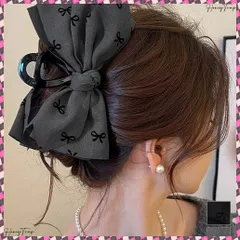 送料無料 リボンヘアクリップ ビッグリボンバレッタ レディース 大きめ 大人上品クリップ オフィスカジュアル 髪飾り 韓国風 ヘアアクセサリー 結婚式 女子会 簡単まとめ髪 お呼ばれ食事会宴会 ヘアアレンジグッズ 誕生日 プレゼント