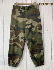 フランス軍　パラシュートパンツ　ミリタリー　カモフラ　迷彩