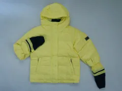 ドルチェアンドガッバーナ dolce&gabbana D&G ドルガバ アウトレット 子供服 男の子 7歳 8歳 約 120cm 130cm 長袖 ダウン ブルゾン ジャンパー アウター 黄色 秋 冬 ★3 冬服 ボーイズ 男児 キッズ 【中古】 ユーズド