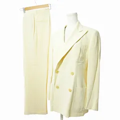 ラルフローレン RALPH LAUREN セットアップ ダブル パンツ スーツ ベージュ クリーム色 9 0725のサムネイル