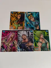 kc33　ジョジョの奇妙な冒険　空条徐倫　カード　クリアカード　ストーンオーシャン コレクションガム　エルメェス ウエハース　エンリコ・プッチ　ウェザーリポート