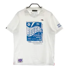 サイズ：L ROUGH&SWELL ラフアンドスウェル  襟付き 半袖Tシャツ  ホワイト系 [240101537926] ゴルフウェア メンズ ストスト