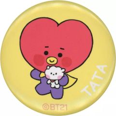 [중고] 배지·핀즈 TATA(부이) 오리지널 신작 캔 배지 [패밀리 마트×BT21 캠페인] 2021년 8월 대상 상품 구입 특전