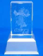【中古】雑貨 [単品] 天宮さくら 3Dクリスタルセット 「PS4ソフト 新サクラ大戦 帝劇DXパック 3Dクリスタルセット」 同梱特典