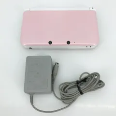 05w12758T 【3DSLL】ニンテンドー 3DSLL 本体のみ ホワイト×ピンク SDカード：4GB + 充電器 ＊動作確認/初期化済み＊  ◎中古品◎