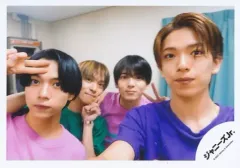 【中古】生写真(ジャニーズ) 少年忍者・Lil かんさい/織山尚大・深田竜生・長瀬結星・西村拓哉/横型・バストアップ/「ALL Johnnys’ Jr. 2023 わっしょいCAMP! in Dome」セルフィー/公式生写真