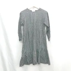 ◇ ⊂ CIAOPANIC TYPY キッズサイズ130-140 長袖 ロング丈 ワンピース サイズXL ダークグレー 女の子 E  【1412090030031】