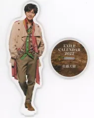 【中古】アクリルスタンド・アクリルパネル 佐藤大樹(EXILE) ビッグアクリルスタンド 2022 CALENDARver. 特別オンラインブースグッズ