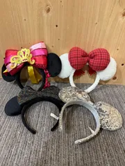 【SGM】ディズニーランド カチューシャ ミニー まとめ売り 4点セット