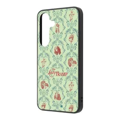 Galaxy S25 ディズニー / maru 衝撃吸収 バンパー ハイブリッドケース/わんわん物語_レリーフ