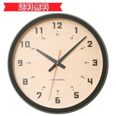 2023年最新】KATOMOKU muku round wall clock 4 ブラック 電波時計