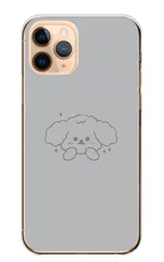 arrows Alpha F-51F ケース カバー アローズ アルファ スマホケース ハードケース トイプードル 犬 いぬ トイプー かわいい 可愛い ベージュ カラー10