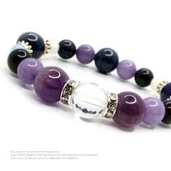 天然石 パワーストーン ブレスレット キッズ 子供 アメジスト ラピスラズリ アクアマリン BK1-23