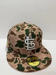 Newera セントルイスカージナルス ワールドシリーズ2011 59fifty フィッティドキャップ ブラウンカモカラー