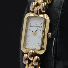 金無垢】【K18 750】Claude Bernard クォーツ腕時計