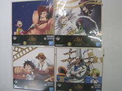 원피스 메모리얼 색지 4종 세트 Best of Omnibus 미니 색지 ONE PIECE