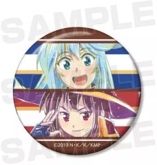【中古】バッジ・ピンズ アクア＆めぐみん 「映画 この素晴らしい世界に祝福を!紅伝説 トレーディング Ani-Art 缶バッジ」