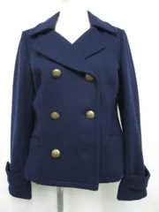 【送料無料】レディース イング INGNI ウールPコート ショート丈 ネイビー 濃紺 Mサイズ ■管理番号L16370AWS18-171016-50（2）8/04（850）