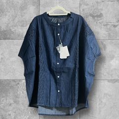 再入荷！【新品】Lupilien ルピリアン デニムスモッキング ブラウス