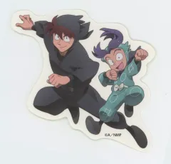 【中古】シール・ステッカー 土井半助＆摂津のきり丸 「サンシャイン60展望台 てんぼうパーク×劇場版 忍たま乱太郎 ドクタケ忍者隊最強の軍師 天空遊歩の段 トレーディングダイカットステッカー」