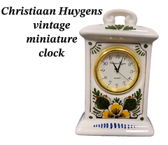 ★ Christiaan Huygens ミニ置き時計　手書き