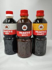 プリンセスソ―ス500ml　とんかつ　ウスター　旨辛どろ３本セット