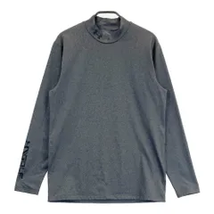サイズ：MD UNDER ARMOUR アンダーアーマー  裏起毛 ハイネック 長袖インナーTシャツ  グレー系 [240101448911] ゴルフウェア メンズ ストスト