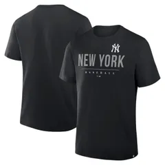 【送料無料】 ファナティクス メンズ Tシャツ トップス Men's Fanatics Black New York Yankees Color Pop Legacy Clubhouse T-Shirt Ynk Black