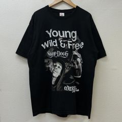 USED 古着 Tシャツ 半袖 Young, Wild and Free スヌープドッグ ウィズカリファ プリント ビッグサイズ