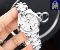 並行輸入　シャネル　CHANEL クォーツ時計 シルバー金属ベルト For シャネル CHANEL J12セラミックベルト 向け 社外品 腕時計の