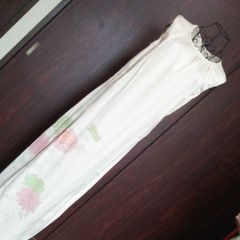 付け下げ訪問着からリメイク　ロングワンピース