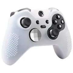 【人気】OSTENT ケースカバー ソフトプロテクティブ シリコンラバー スキンMicrosoft Xbox One Elite コントローラー用 (White)
