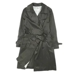 ミッシェルクラン MICHEL KLEIN トレンチコート ジャケット ミディ丈 ベルト付き アウター サイズ38 M ダークグレー レディース /♪6のサムネイル