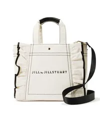 ジルスチュアート　JILL by JILLSTUART トートバッグ バッグ フリルトート 大容量 ホワイト ショルダーバッグ 2way