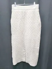 ◇ ⊇ N. Natural Beauty Basic ロング タイト ニット スカート サイズM グレージュ系 レディース P  【1410160007914】