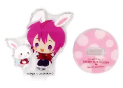 【中古】アクリルスタンド・アクリルパネル ルナマリア・ホーク＆ウィッシュミーメル 「機動戦士ガンダムSEED FREEDOM × サンリオキャラクターズ トレーディングミニキャラアクリルスタンド」 劇場グッズ