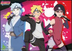[중고] 머그컵·탕만 우즈마키 볼트&우치하라 샐러드&미트키 종이제 런천 매트 [NARUTO-나루토-&BORUTO-볼트- NARUTO NEXT GENERATIONS×가라오케의 철인 Vol.2] 나루보르 노래방 in 카라철 팩 플랜 특