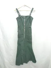 ◇ Θ GRL グレイル 後ろスリット入り ロング丈 ワンピース サイズS ブラック レディース E  【1501160010711】