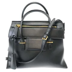TOM FORD トム フォード GNGBLK 2WAY TFエンブレレザーショルダーバッグ  ブラックのサムネイル