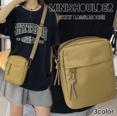 ショルダーバッグ ミニショルダー ナイロンポリエステル 肩掛け 斜めかけ シンプル お出かけ  オシャレ 無地  軽量  レディース メンズ  男女兼用カジュアル ショルダー トートバッグ トートサブバッグ 内ポケット コンパクト 収納 おしゃれ かっこいい