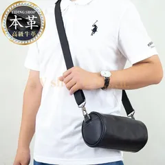 ドラムバッグ 本革 メンズ ショルダーバッグ 斜め掛け ボストンバッグ 小さめ ミニバッグ 2WAY 子牛革 スマホポーチ ポシェット レディース