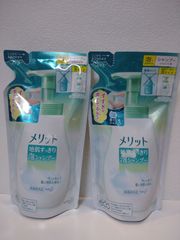 メリット 地肌すっきり泡シャンプー/地肌すっきり泡タイプ  つめかえ用×2