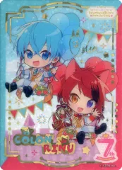 【中古】キャラカード 【レア】 ころん＆莉犬(すとろべりーぷりんす/SD) クリアカードこれくしょん＜7周年デザイン＞ すとぷり 7th Anniversary ファンクラブ限定ふぁみこれ 追加販売グッズ