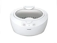 【中古】ツインバード 超音波洗浄器 眼鏡洗浄 アクセサリー 時計 指輪 入れ歯 ホワイト EC-4518W