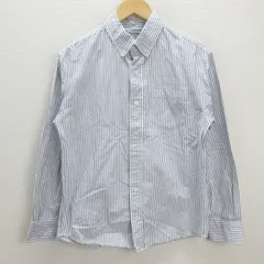 G■アーバンリサーチ/URBAN RESEARCH SONNYLABEL 長袖BDシャツ/ストライプ柄【M】紺白/men's/137【中古】■