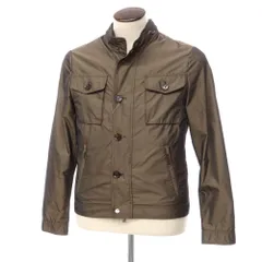 【中古】ムーレー MOORER ポリエステル フィールドジャケット ブルゾン ブラウン【サイズ48】【メンズ】のサムネイル
